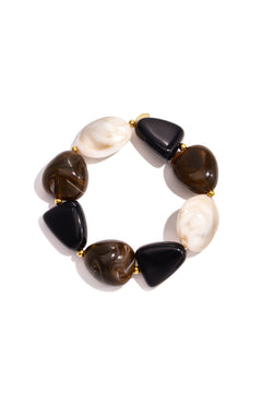 Armband Dark Marble Beads