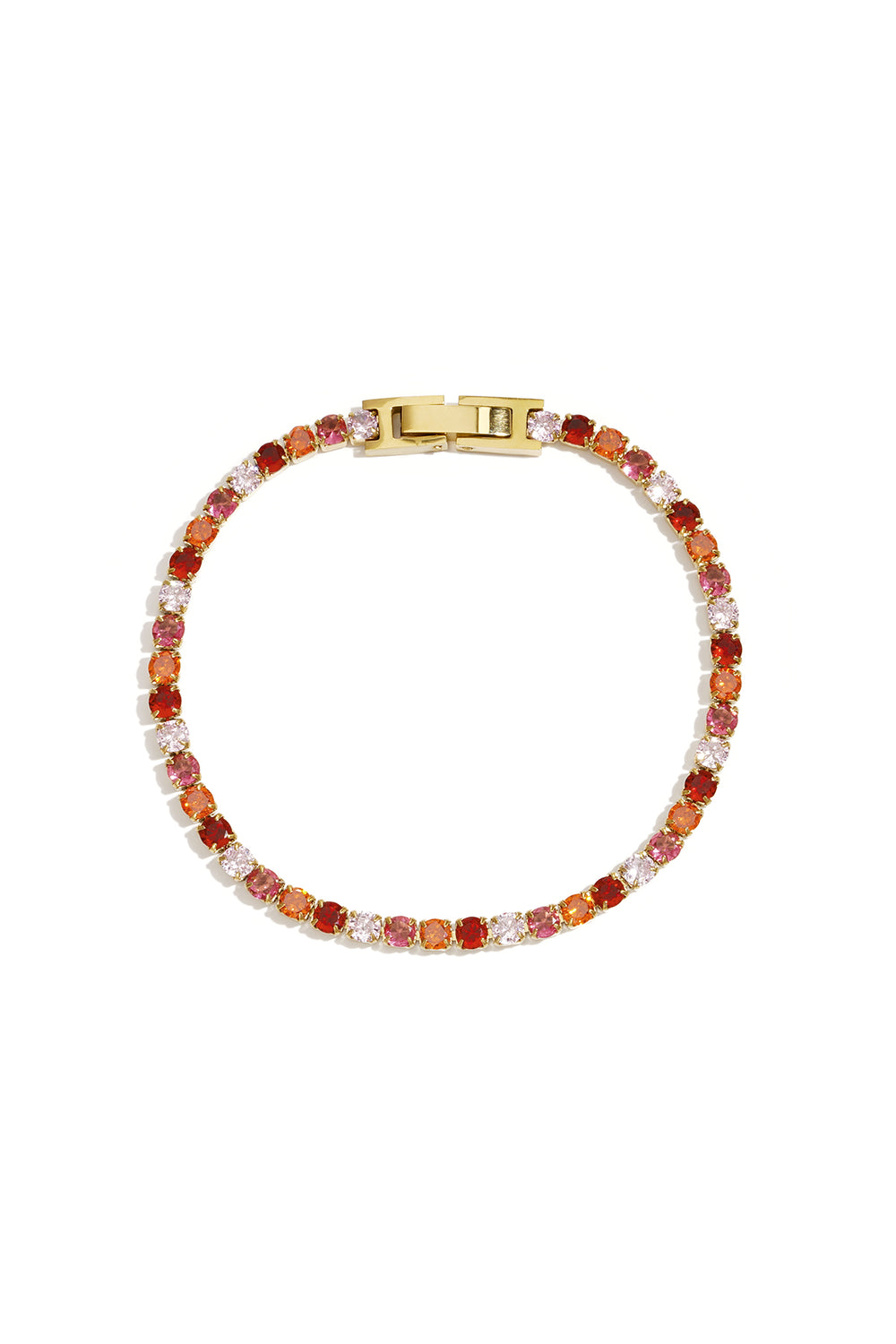 Tennisarmband Zirkonia Multicolour