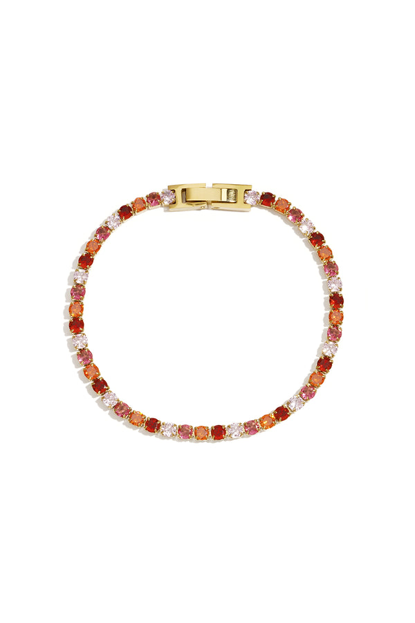 Tennisarmband Zirkonia Multicolour