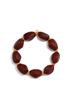 Armband Chunky Beads Crimson