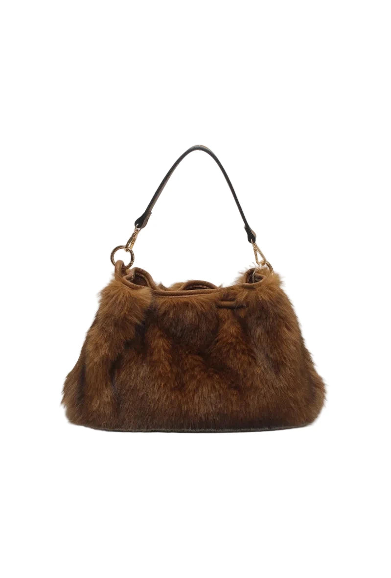 Hobo Tas Kunstbont Bruin