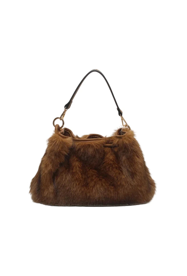 Hobo Tas Kunstbont Bruin
