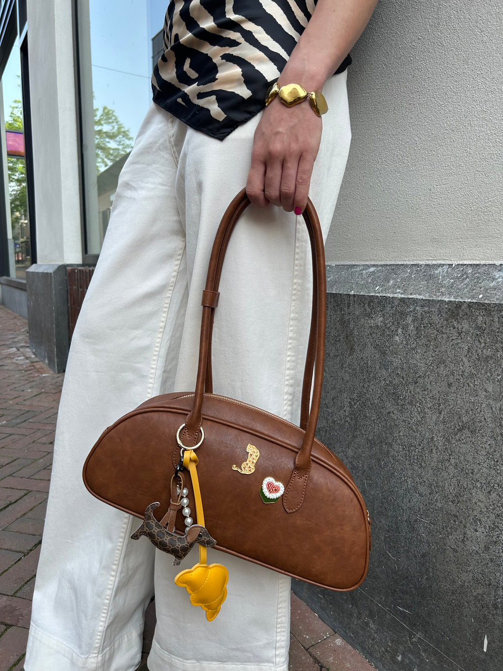 Bag Charm Set Croissant & Tekkel