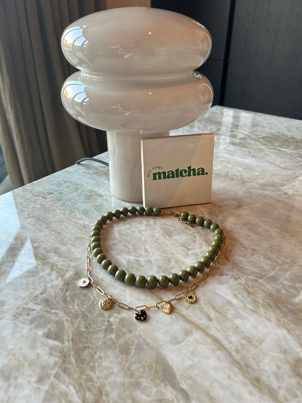 But First, Matcha tegeltje