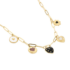 Charms Ketting Goud Stainless Steel