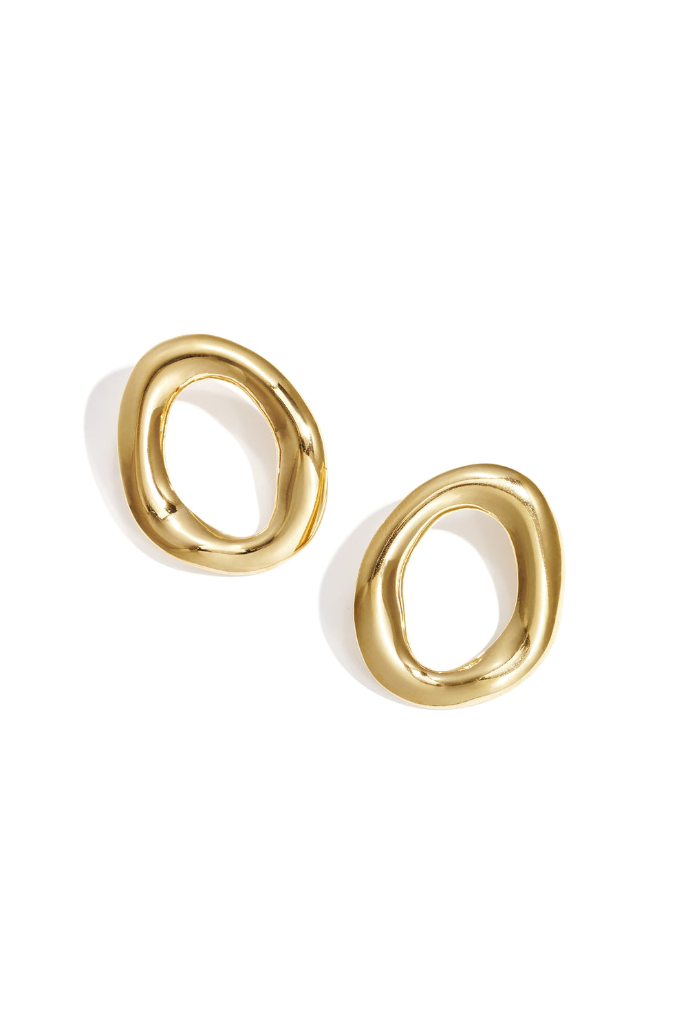 Statement oorbellen Oval Hoop