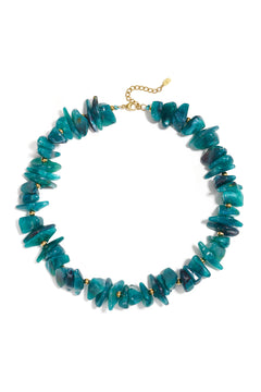 Ketting Natural Stone Teal